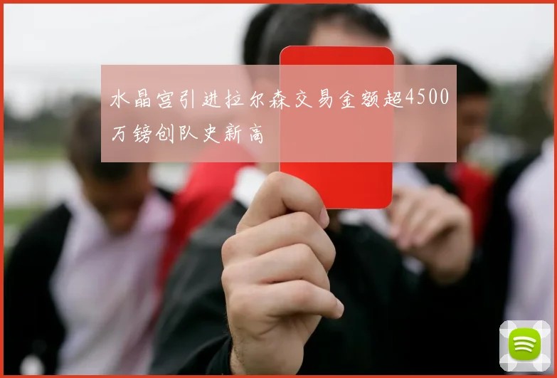 水晶宫引进拉尔森交易金额超4500万镑创队史新高